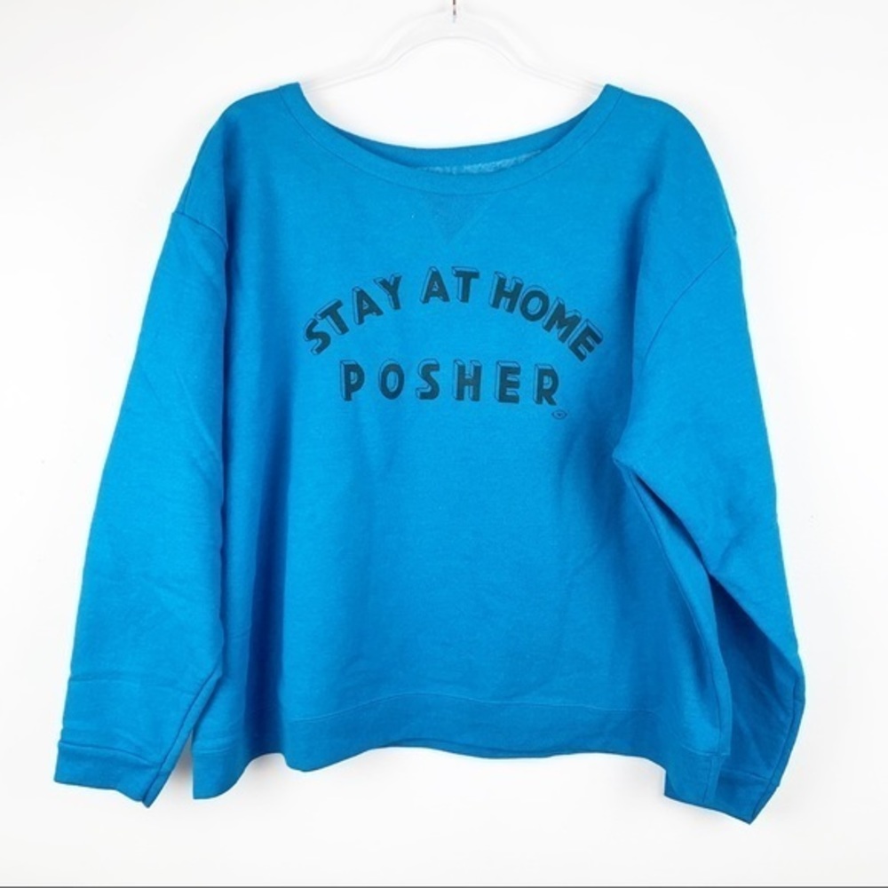 Stay at Home Posher Boatneck Sweatshirt